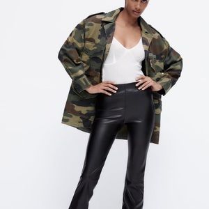 zara leather pants
